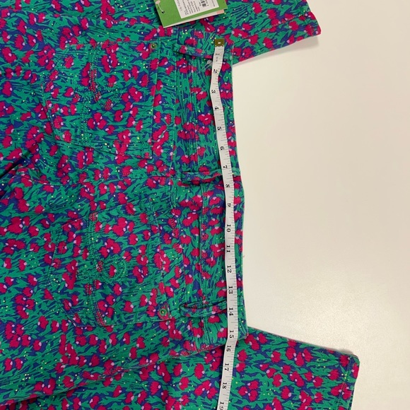 Lilly Pulitzer Worth Bomber Blue Hush Skinny Mini Jeans - Picture 2 of 7